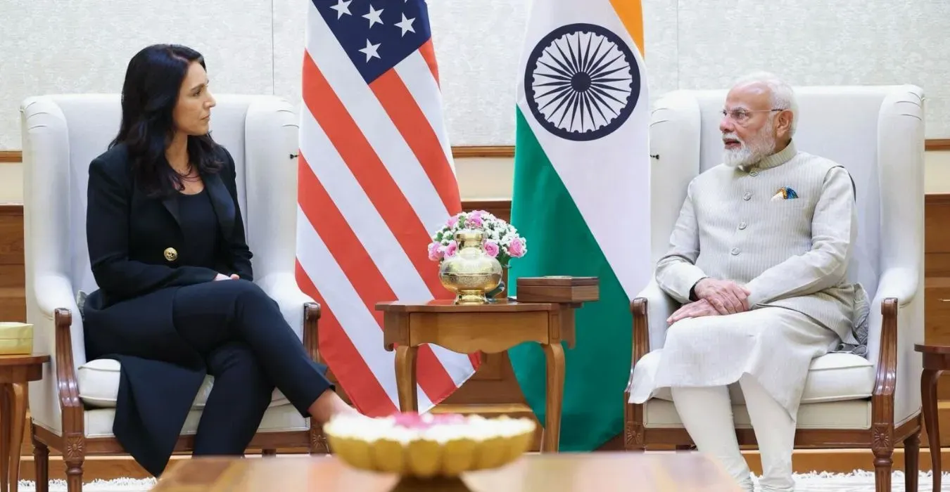 US Director of National Intelligence Tulsi Gabbard visit to India